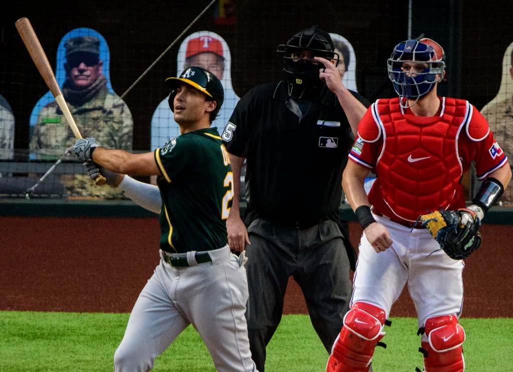 One of the best shows in MLB gets better: A’s 1B Matt Olson tweaks his swing, keeps swatting home&nbsp;runs